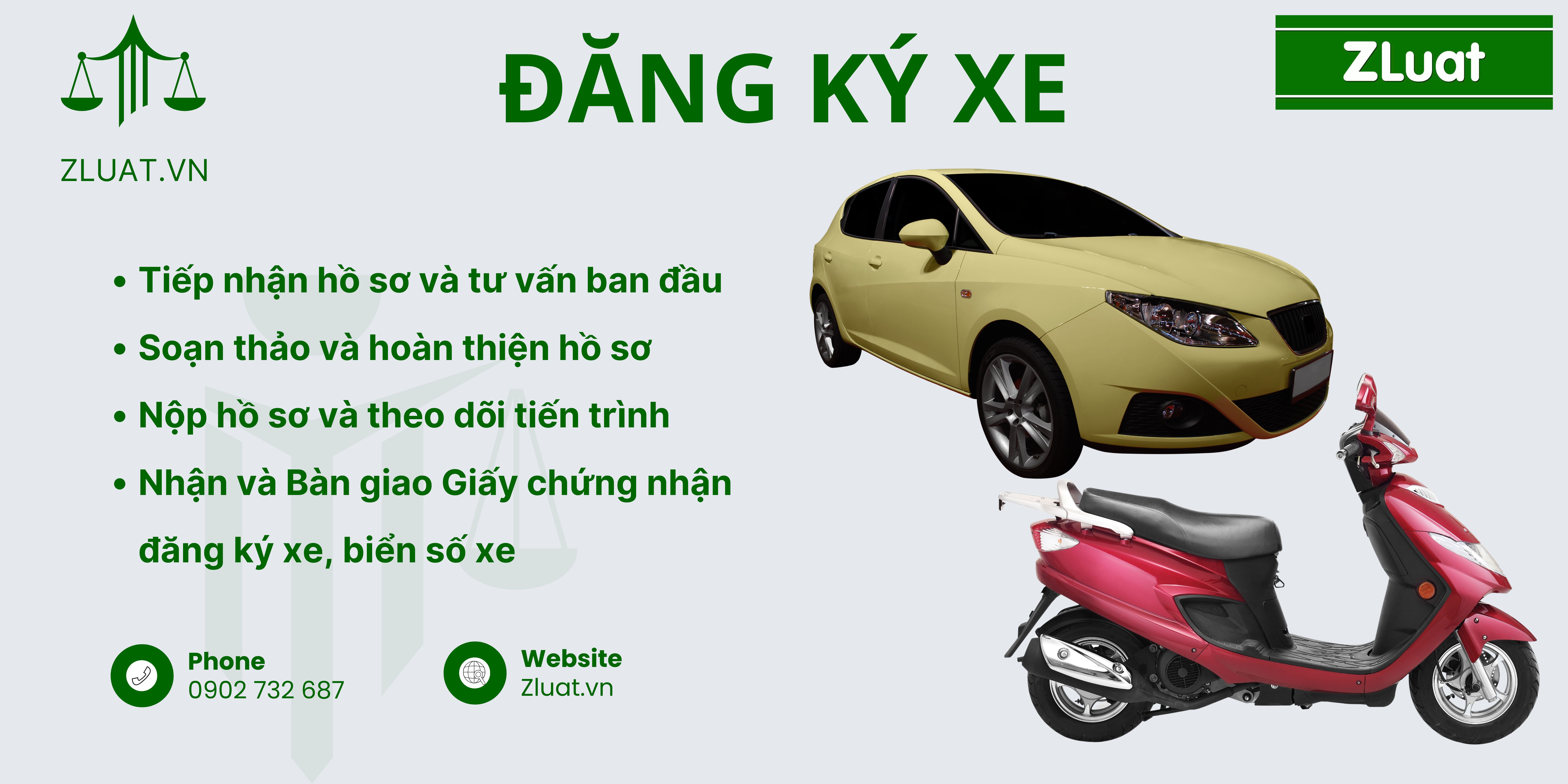 Trọn gói dịch vụ Đăng ký sang tên xe tại địa điểm phường Phú Lâm, Thành phố Hồ Chí Minh<br><br>