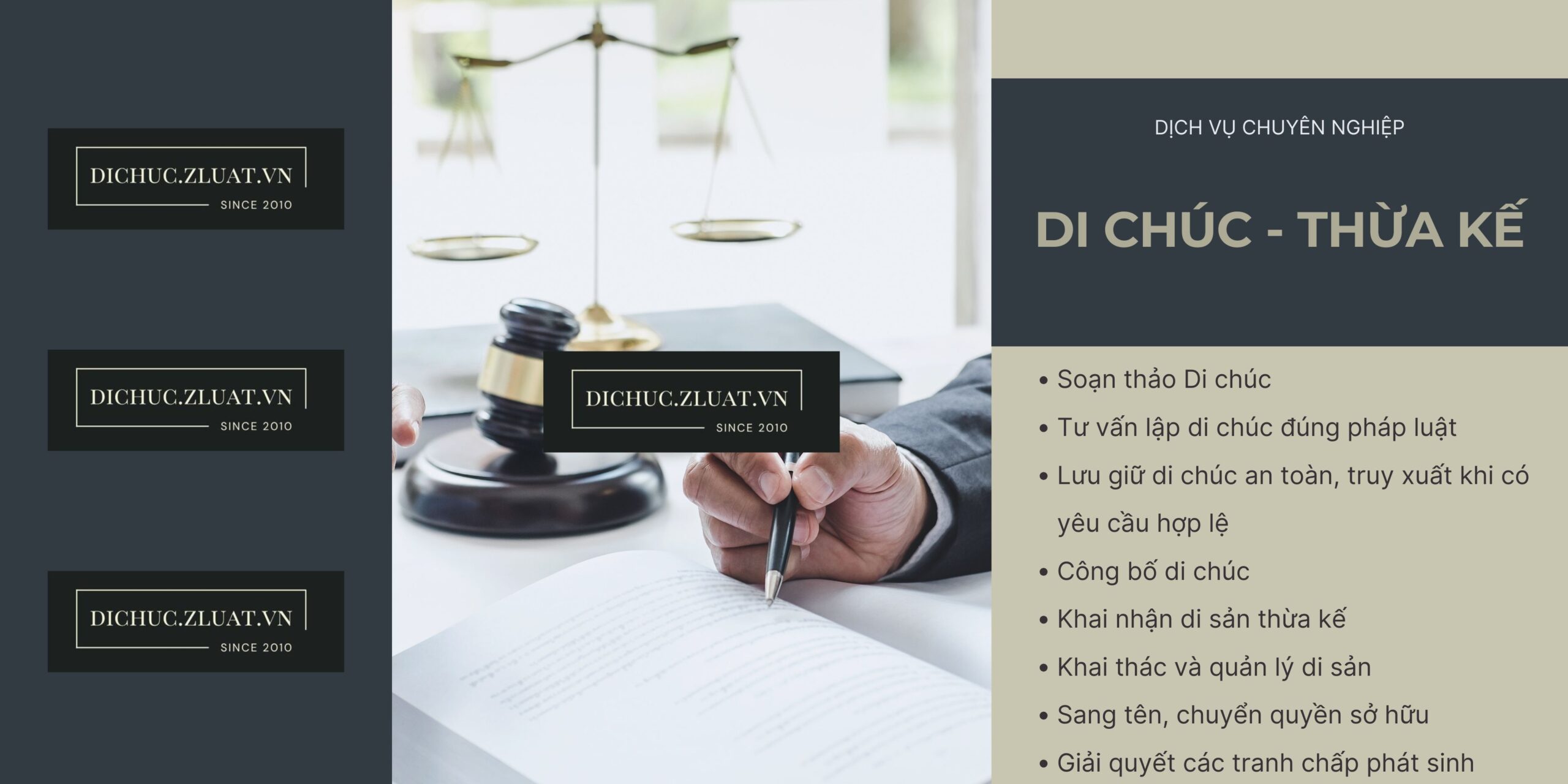 Dịch vụ soạn thảo di chúc thừa kế tại khu vực Huyện Kế Sách, Tỉnh Sóc Trăng