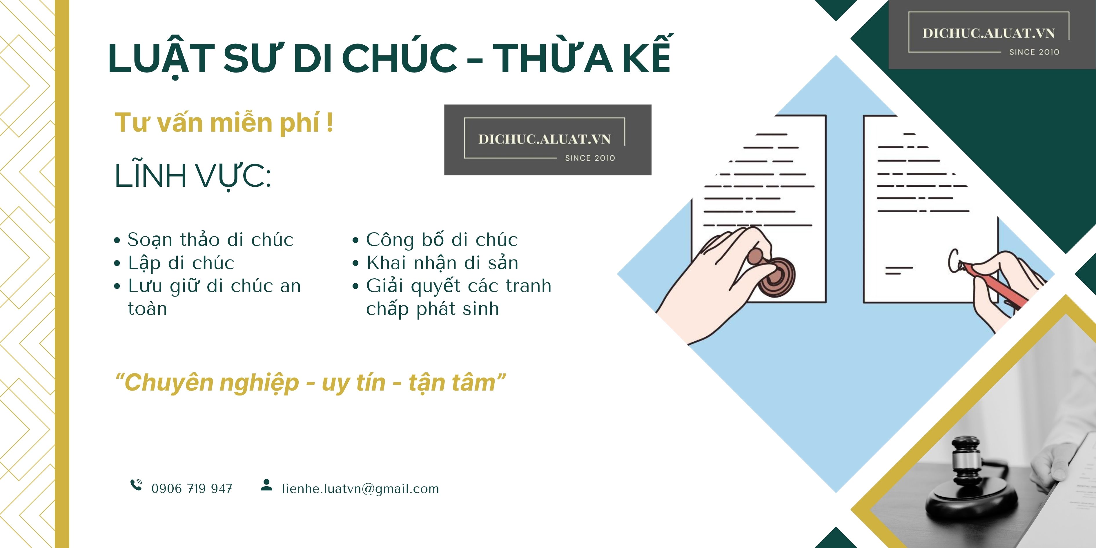 [HỆ THỐNG DI CHÚC] Chuyên gia pháp lý soạn di chúc ở khu vực Phường Thanh Hòa, tỉnh Đồng Tháp