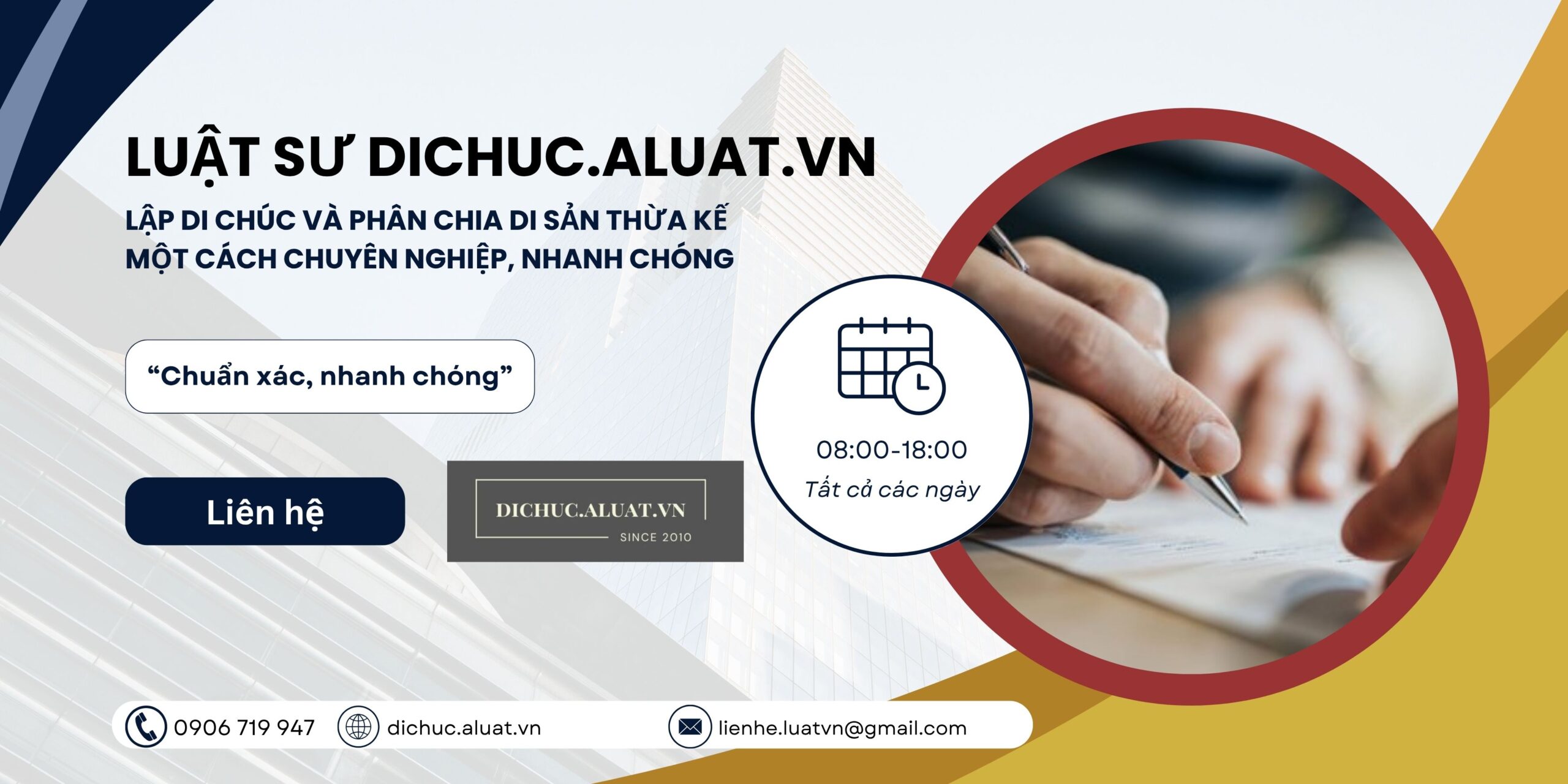 [dichuc.aluat.vn] - Chuyên gia pháp lý soạn di chúc thừa kế ở địa điểm Quận Tây Hồ, Thành phố Hà Nội