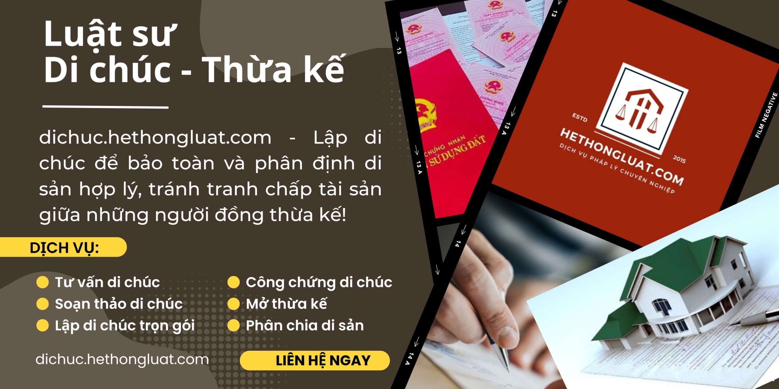 Công ty Luật biên soạn di chúc để lại thừa kế tại khu vực Ba Vinh, Ba Tơ, Quảng Ngãi