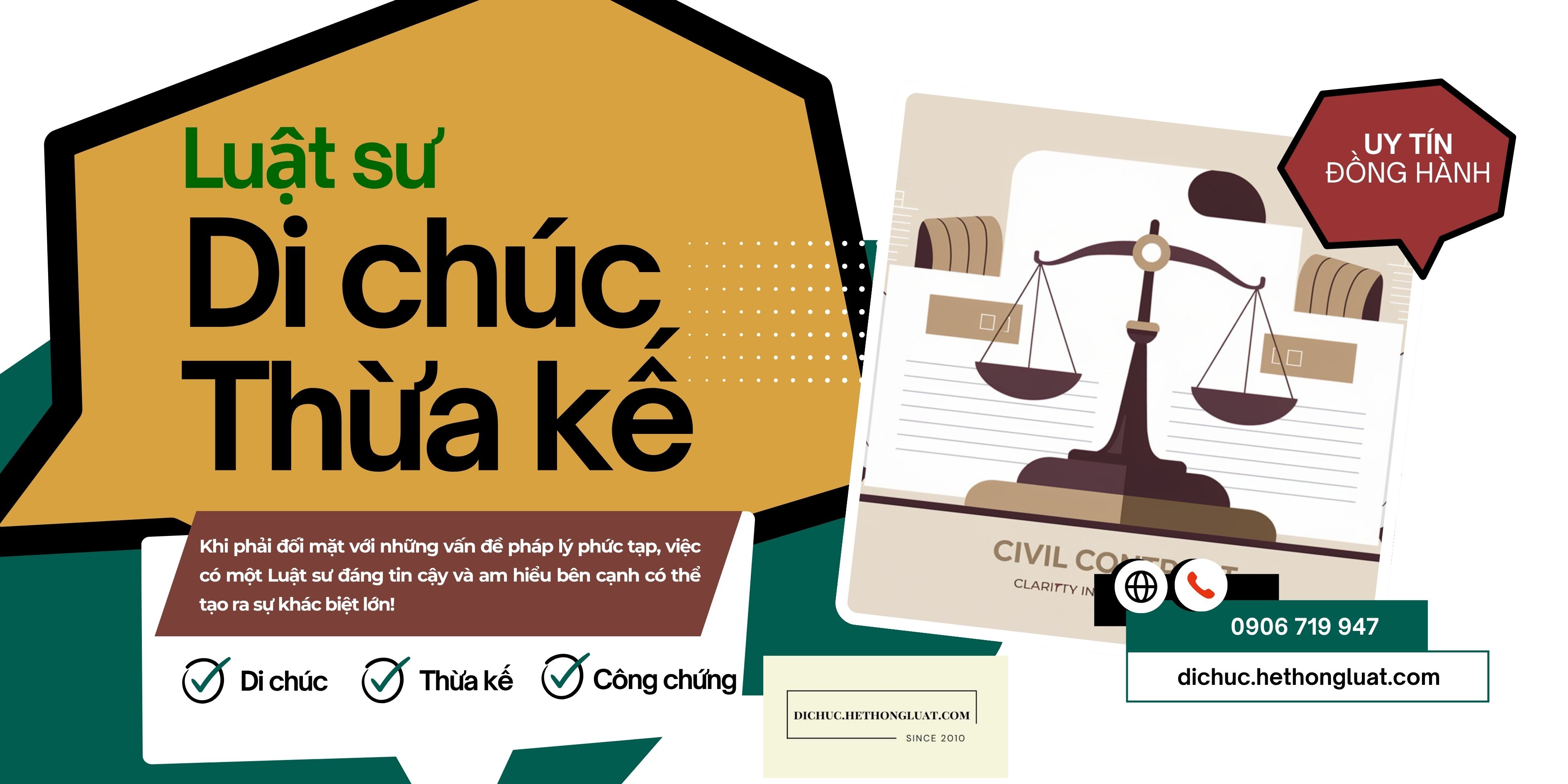 [VĂN PHÒNG LUẬT SƯ DI CHÚC VIỆT NAM] - Luật sư soạn di chúc tại khu vực Phường Hướng Thọ Phú, tỉnh Tây Ninh