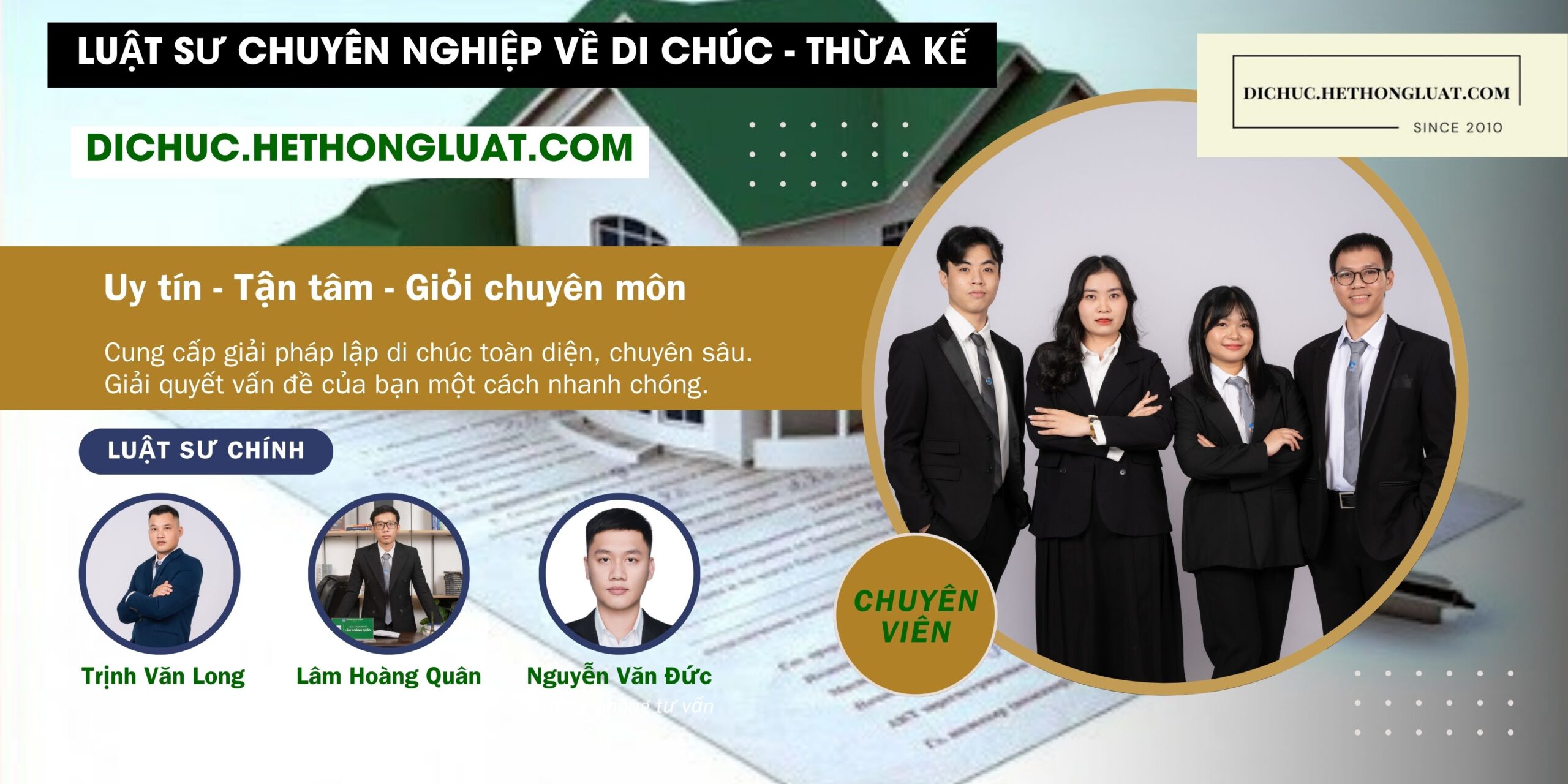 Đội ngũ Luật sư soạn thảo hồ sơ thừa kế ở địa điểm Minh Châu, Ba Vì, Hà Nội