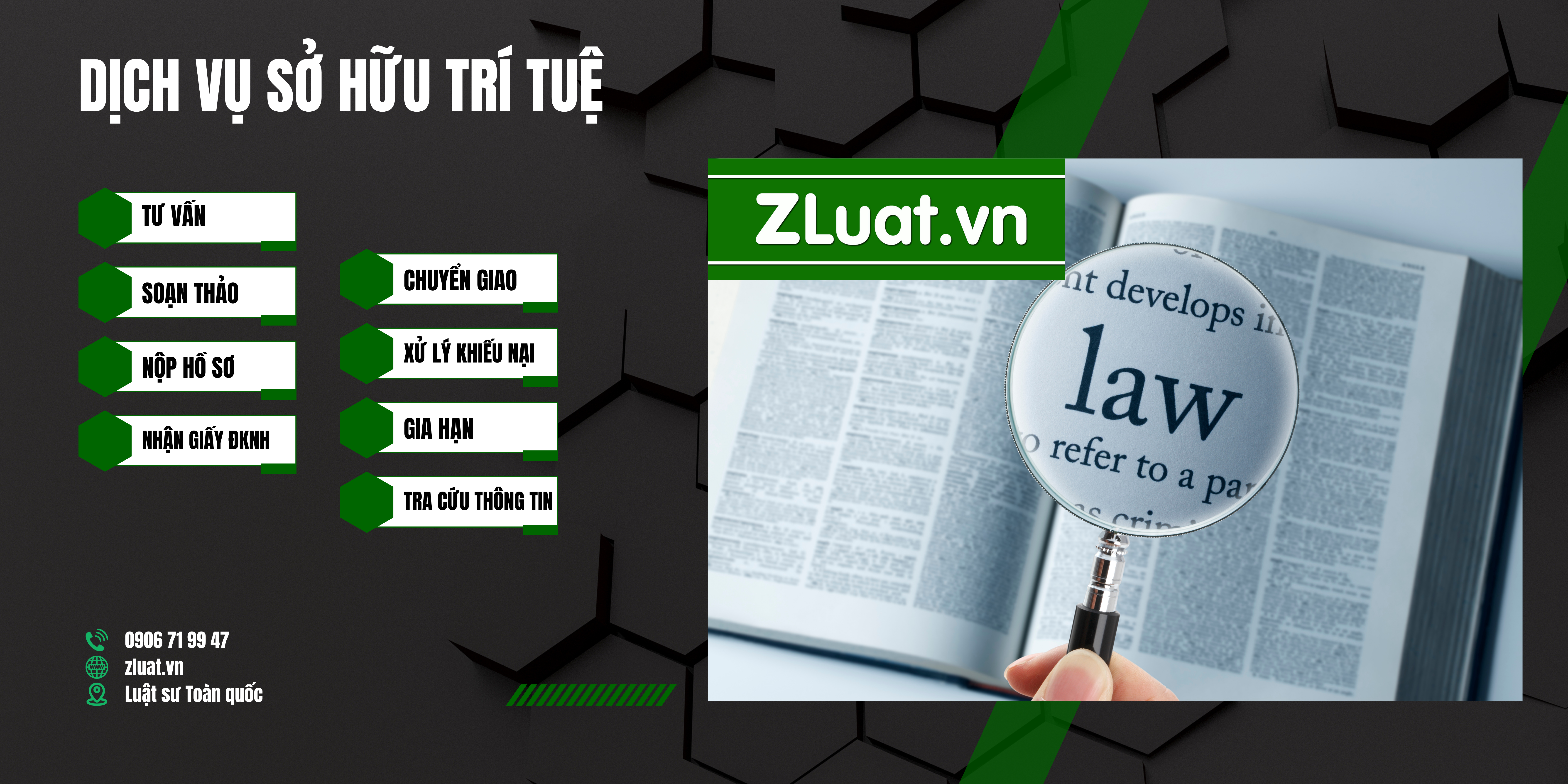 Gói dịch vụ Luật sư bảo hộ nhãn hiệu sở hữu trí tuệ nhanh chóng ở Phường 15, Quận 11, TP.HCM