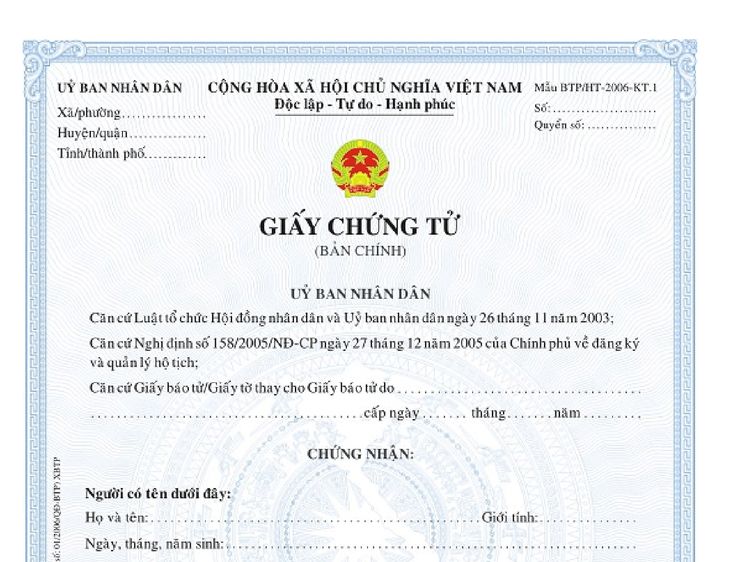 Gói dịch vụ Cấp giấy khai tử nhanh ủy ban nhân dân Tả Nhìu, Xín Mần, Hà Giang - Ảnh 2