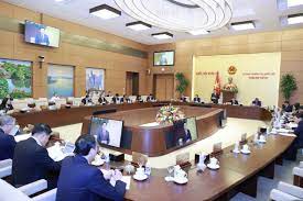 Cơ cấu tổ chứ́c của Ủy ban Quốc hội năm 2023.