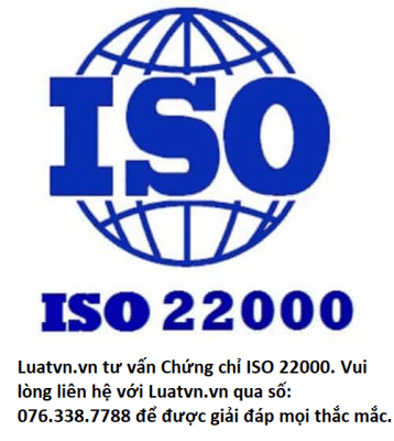 Thủ tục cấp Chứng chỉ ISO 22000.