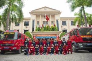 Đội PCCC cơ sở phải có bao nhiêu thành viên đối với công ty có quy mô 300 nhân viên?.