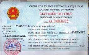 Quy định pháp luật về miễn thị thực năm 2023.
