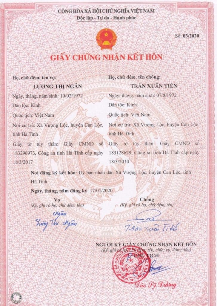 Ủy quyền đăng ký kết hôn với người nước ngoài được không?.