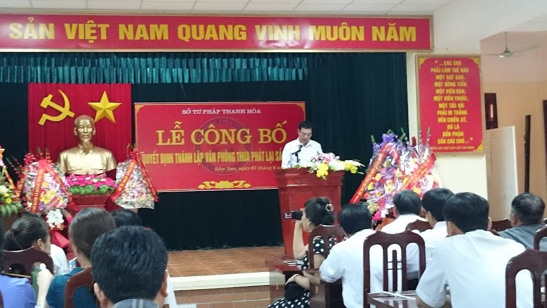Văn phòng thừa phát lại tại Sầm Sơn – Công ty Zluat.