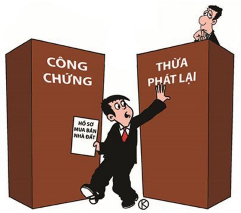 So sánh giữa công chứng và thừa phát lại chi tiết nhất.