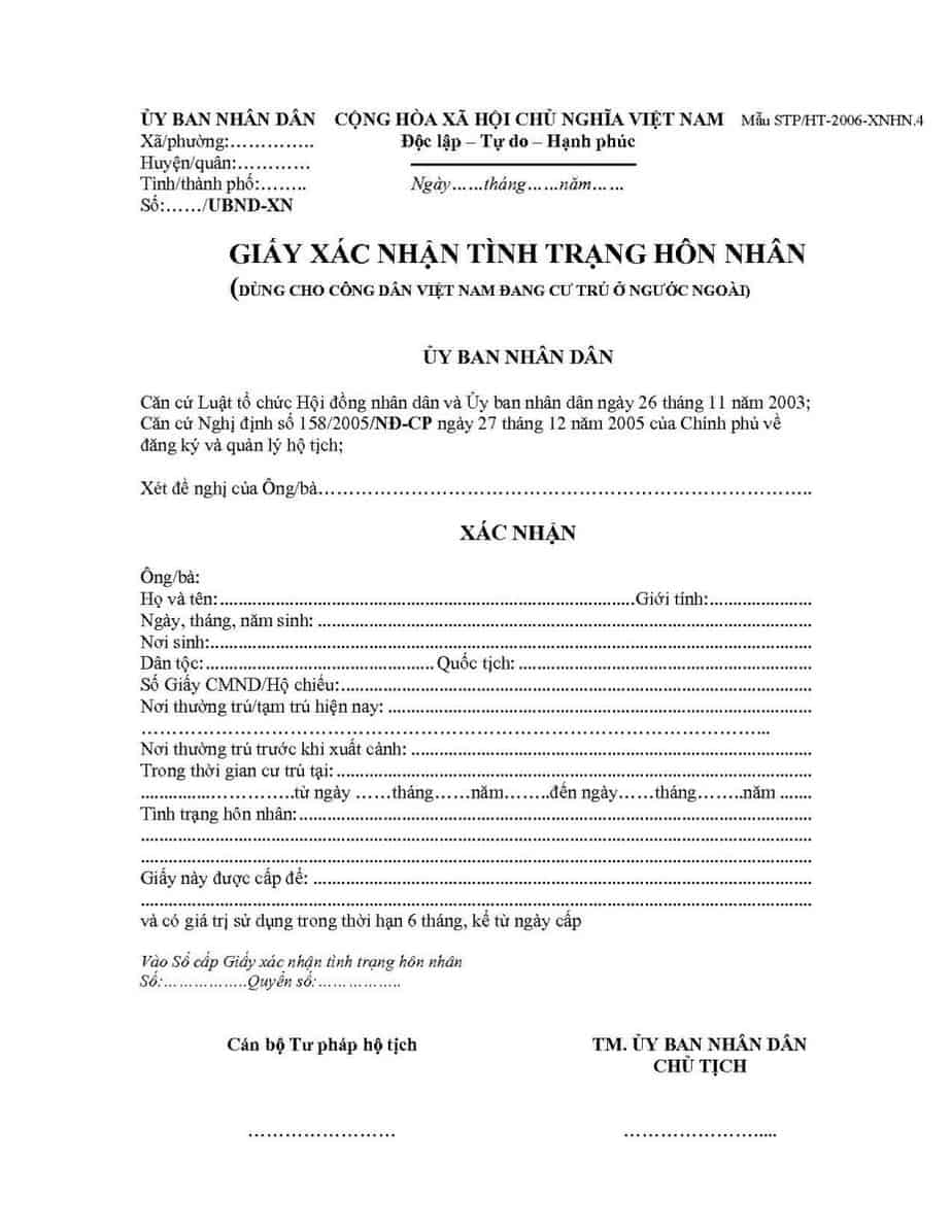 Aluat.vn | Giấy xác nhận độc thân để kết hôn là gì? (Cập nhật 2023).