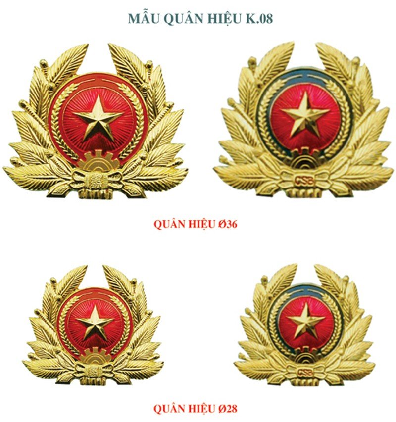 Chi tiết về phù hiệu kết hợp quân đội theo từng cấp bậc mới nhất 2023.