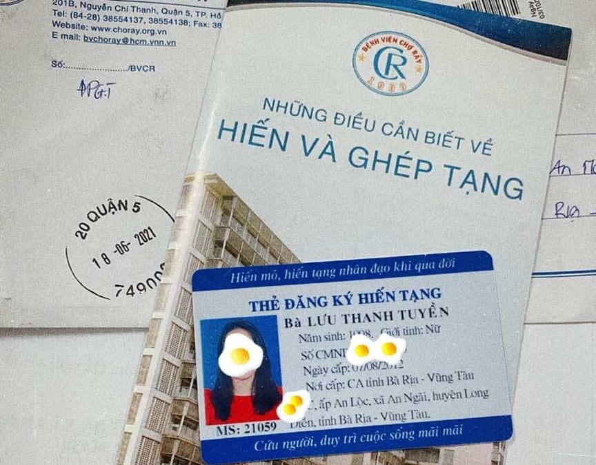 Hướng dẫn đăng ký hiến tạng ở bệnh viện Chợ Rẫy.