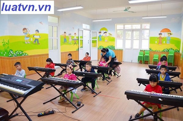 Tiêu chuẩn cơ sở vật chất trường mầm non đạt chuẩn các mức độ.