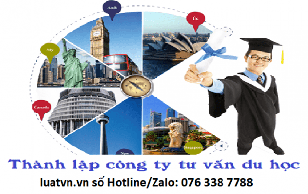 Thủ tục thành lập trung tâm tư vấn du học tại Việt Nam.