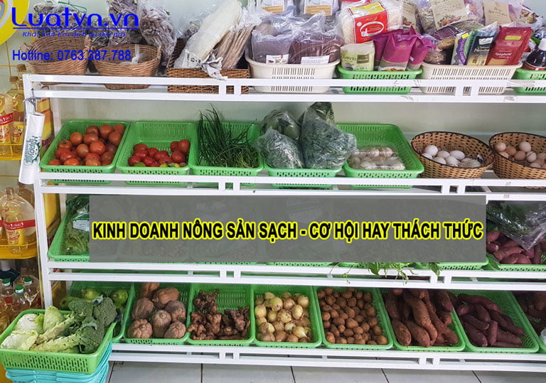 Cửa hàng kinh doanh nông sản sạch: Cơ hội hay thách thức?.