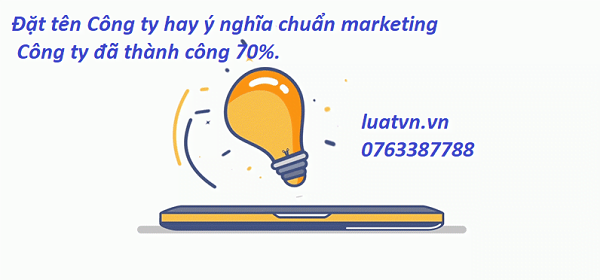 Đặt tên công ty .