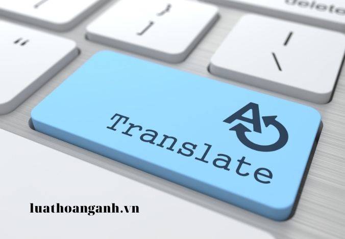 Dịch thuật tài liệu pháp lý.