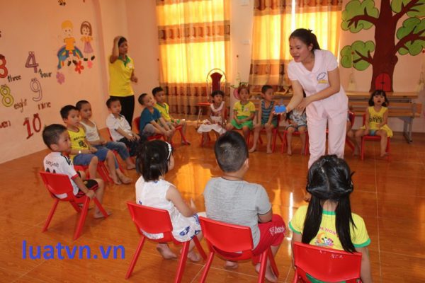 Mẫu đơn thành lập nhóm trẻ gia đình, lớp mẫu giáo.