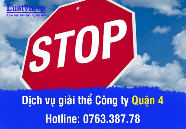 Giải thể công ty Quận Tân Phú.