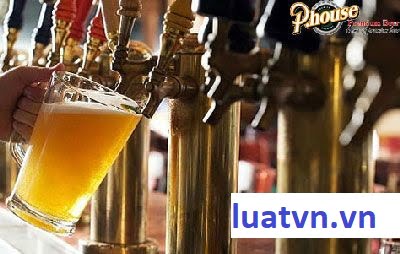 Giấy phép ATVSTP cho quán bia tươi.