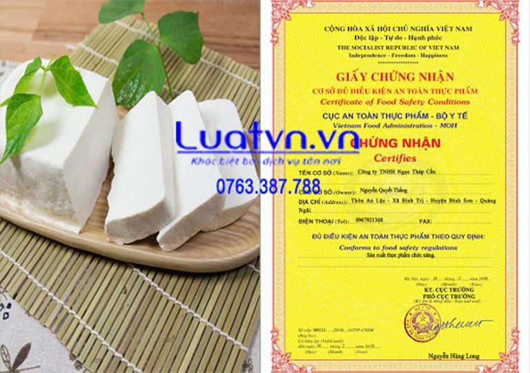 Giấy phép ATVSTP cho cơ sở đóng gói đậu: Điều kiện, hồ sơ, thủ tục.