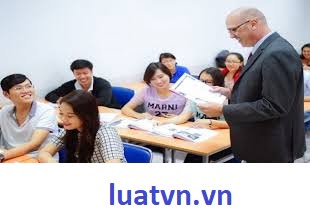 Giấy tờ thành lập trung tâm ngoại ngữ.