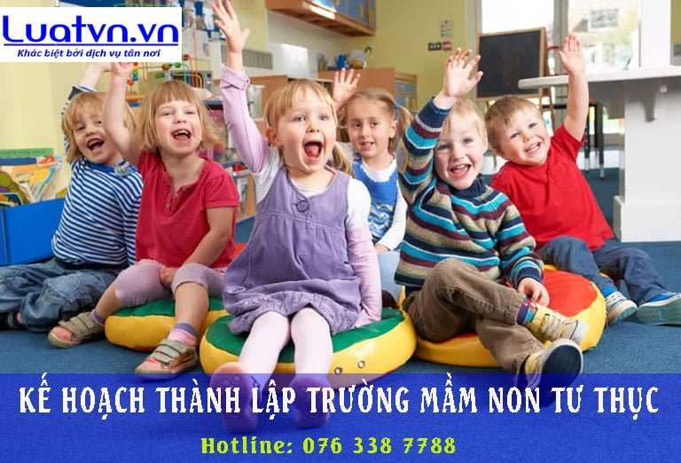 Thành lập trường mầm non Quận Tân Phú.