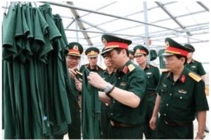 Điều kiện kinh doanh quân trang phục vụ quốc phòng an ninh năm 2023.