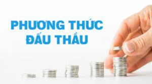 Quy định về hình thức đấu thầu.