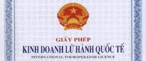 Cấp, đổi giấy phép lữ hành quốc tế.