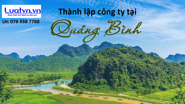 Thành lập công ty tại Quảng Bình.