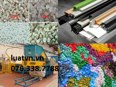 Các bước thành lập công ty sản xuất nhựa.