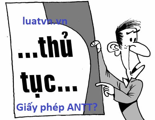Thủ tục cấp giấy chứng nhận đủ điều kiện ANTT.