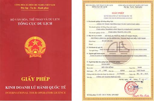 Thủ tục cấp giấy phép kinh doanh dịch vụ du lịch lữ hành.
