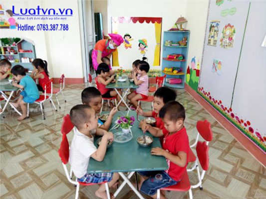 Điều kiện mở nhóm trẻ em tại Nam Từ Liêm.