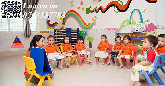 Thành lập trường mầm non mẫu giáo nhà trẻ tư thục.