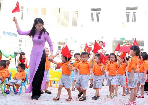 Thành lập trường mầm non Huyện Nhà Bè.