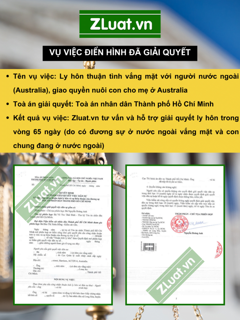 Dịch vụ Ly hôn với người nước ngoài trọn gói