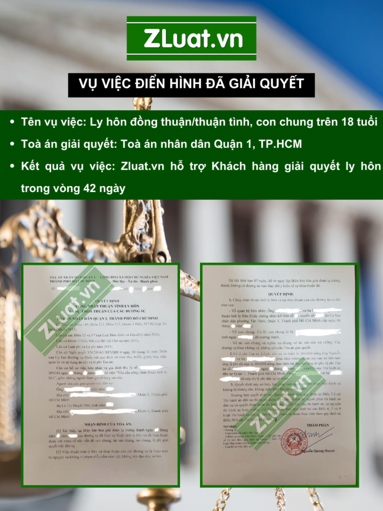 Dịch vụ Ly hôn Thuận tình (Ly hôn Đồng thuận) nhanh, trọn gói