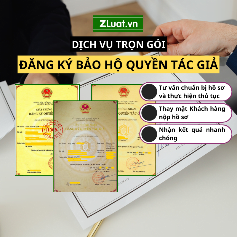 Dịch vụ Đăng ký bảo hộ quyền tác giả