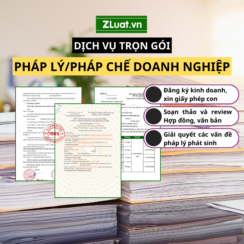 Dịch vụ Luật sư pháp lý doanh nghiệp trọn gói