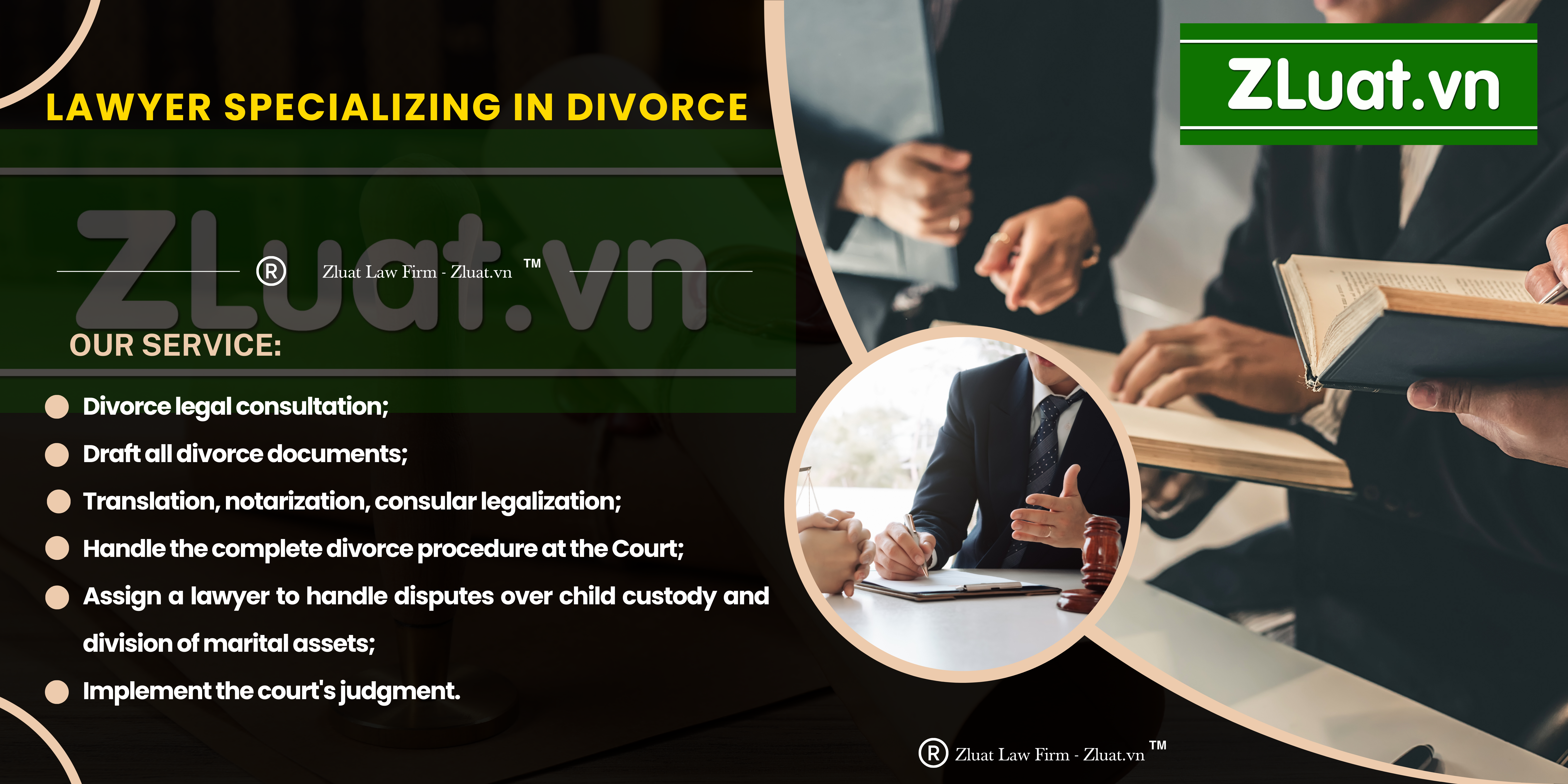 Divorce lawyer for cases involving foreigners in Vietnam, full-service package in Cam My District, Dong Nai Province - Ảnh 1