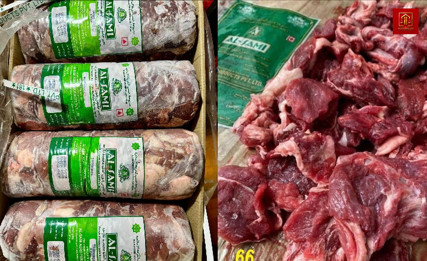 Thịt trâu đông lạnh Ấn Độ được sử dụng trái phép trong vụ lừa dối khách hàng Thịt trâu đông lạnh Ấn Độ được sử dụng trái phép trong vụ lừa dối khách hàng