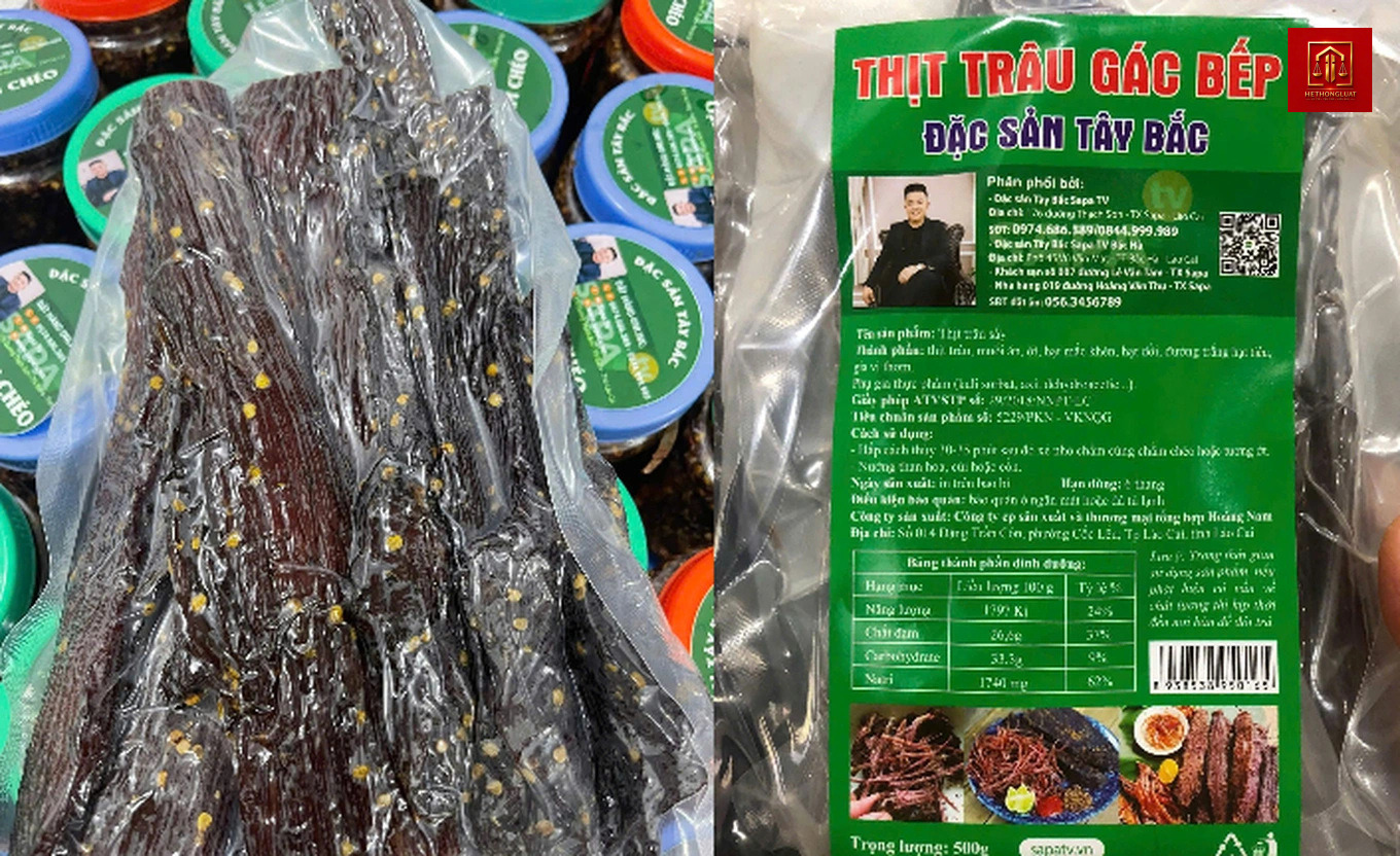 Sản phẩm thịt trâu gác bếp bị điều tra vì lừa dối khách hàng Sản phẩm thịt trâu gác bếp bị điều tra vì lừa dối khách hàng