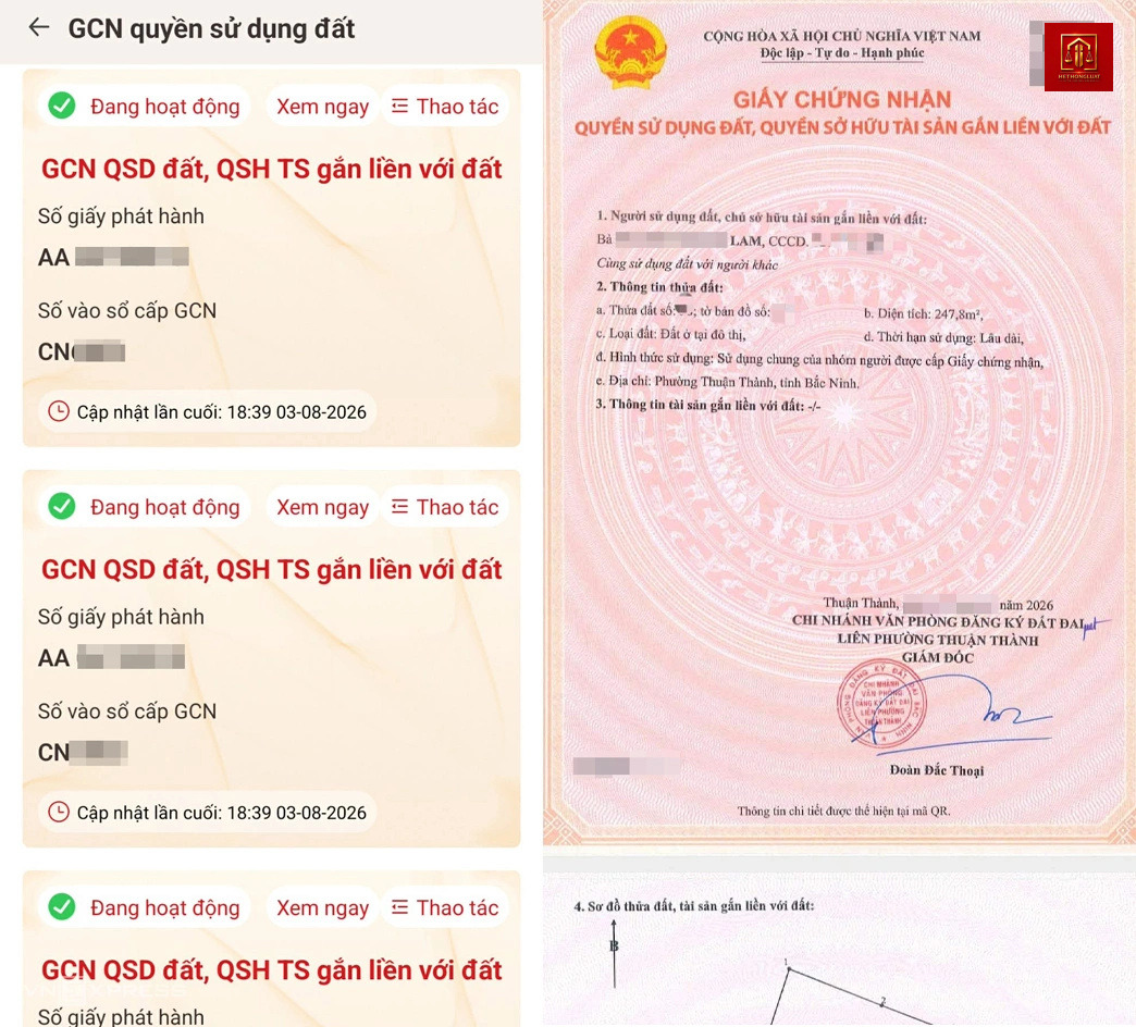 Hướng dẫn tra cứu giấy chứng nhận quyền sử dụng đất trên VNeID