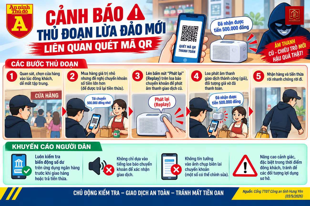 Cảnh giác thủ đoạn lừa đảo qua chuyển khoản ngân hàng