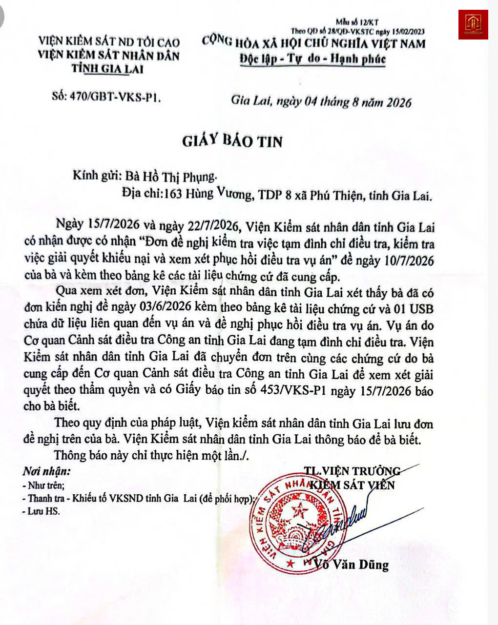 Cơ quan điều tra xem xét phục hồi vụ án lạm dụng tín nhiệm chiếm đoạt tài sản Cơ quan điều tra xem xét phục hồi vụ án lạm dụng tín nhiệm chiếm đoạt tài sản
